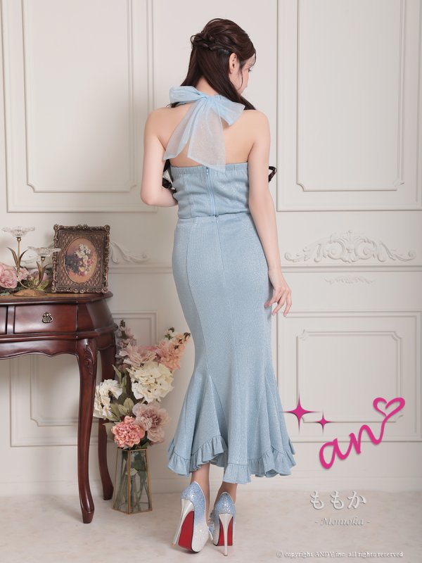 ブルー モデル:ももか 身長:156cm 着用サイズ:Sサイズ