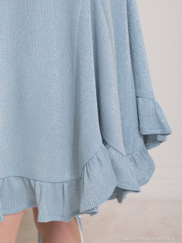 ブルー モデル:ももか 身長:156cm 着用サイズ:Sサイズ