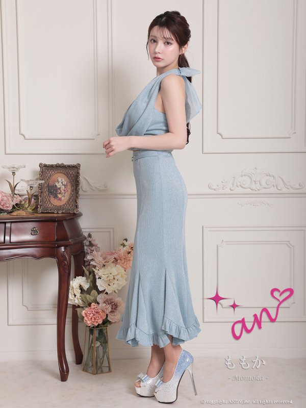 ブルー モデル:ももか 身長:156cm 着用サイズ:Sサイズ