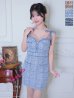 ブルー　モデル：水瀬ライ　身長：160cm　着用サイズ：Sサイズ