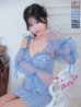 ブルー　モデル：水瀬ライ　身長：160cm　着用サイズ：Sサイズ