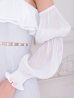 ホワイト モデル：まりん　身長：164cm　着用サイズ：Sサイズ