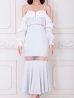 ホワイト モデル：まりん　身長：164cm　着用サイズ：Sサイズ
