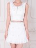 ホワイト モデル：まりん　身長：164cm　着用サイズ：Sサイズ