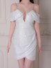 ホワイト モデル：ももか　身長：156cm　着用サイズ：Sサイズ