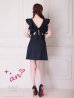 ネイビー　モデル：ももか　身長：156cm　着用サイズ：Sサイズ
