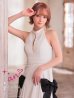 ホワイトxブラック　モデル：天使かれん　身長：163cm　着用サイズ：Sサイズ