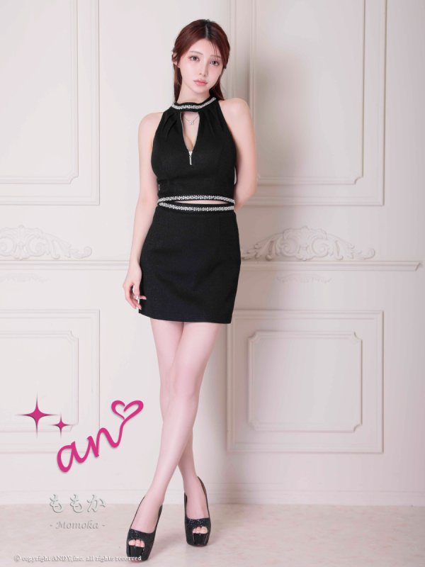 ブラック モデル:ももか 身長:156cm 着用サイズ:Sサイズ