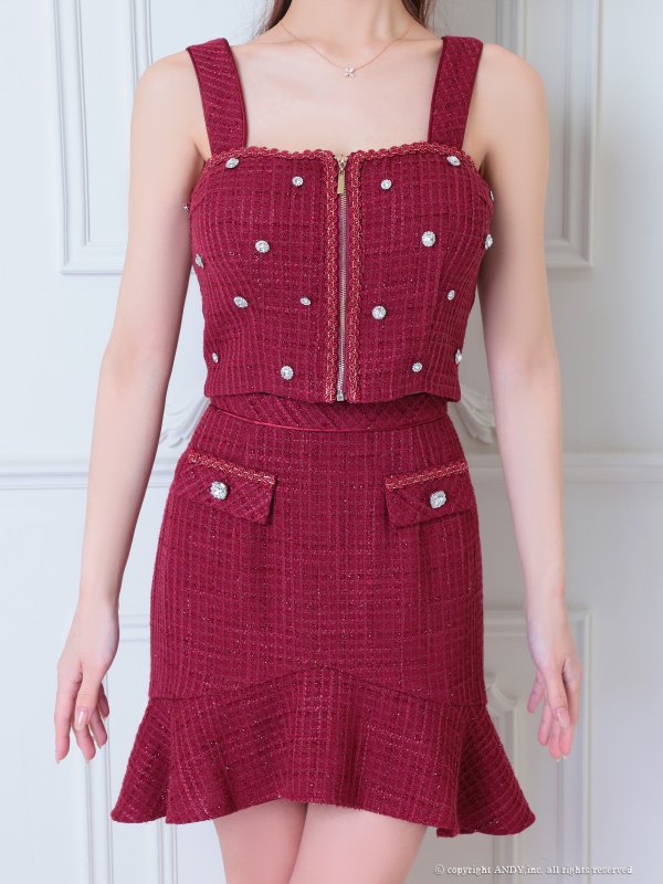 ワインレッド モデル：さき　サイズ：Sサイズ