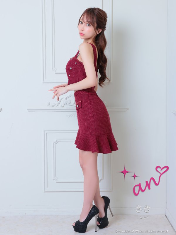 ワインレッド モデル：さき　サイズ：Sサイズ