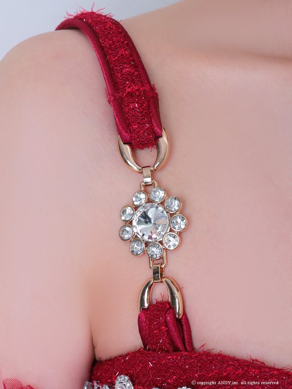 ワインレッド モデル:みゆき 着用サイズ:Sサイズ