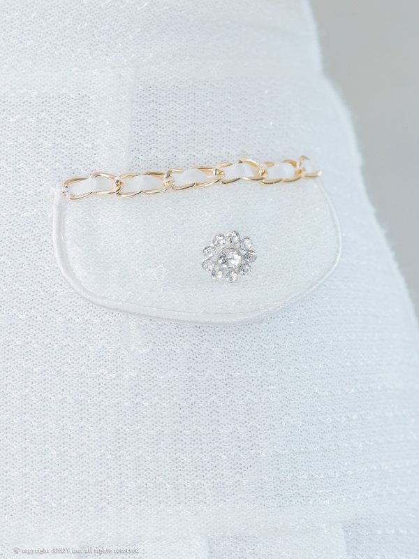 ホワイト モデル:るりぴ 身長:165cm 着用サイズ:Sサイズ