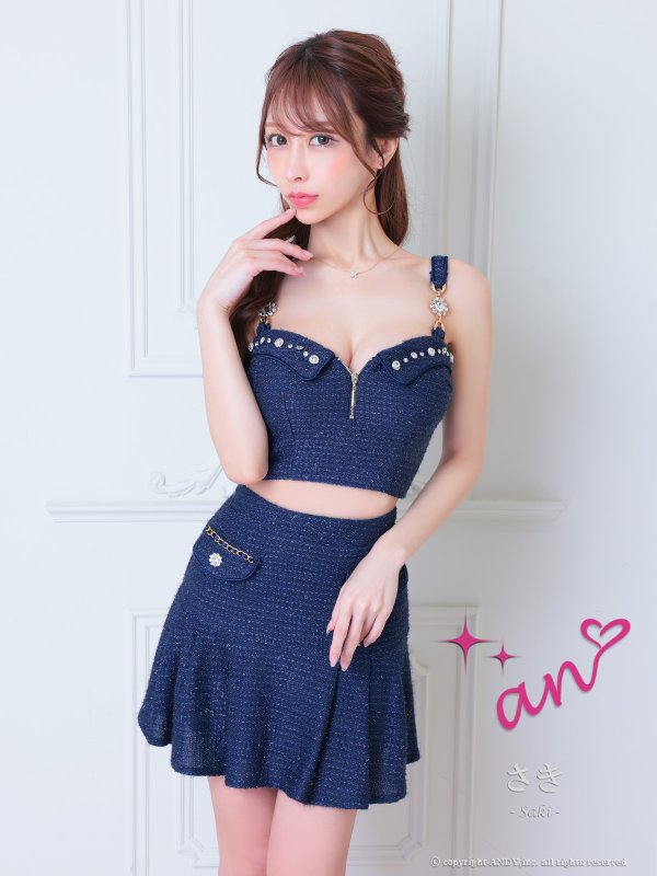 ネイビー モデル:さき 着用サイズ:Sサイズ