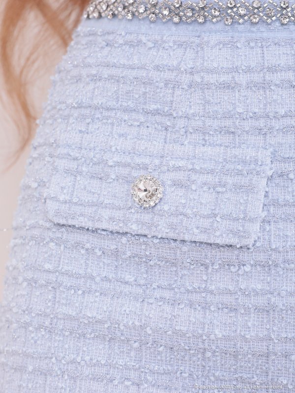 ブルー モデル：りり　着用サイズ：Sサイズ