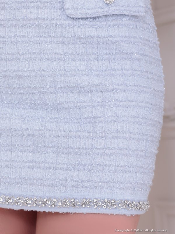 ブルー モデル：りり　着用サイズ：Sサイズ