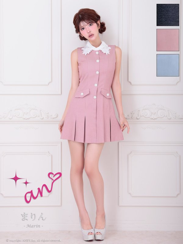 ピンク　モデル：まりん　身長：164cm　着用サイズ：Sサイズ