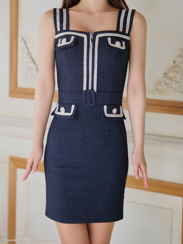 インディゴ モデル：にじほ　身長：160cm　着用サイズ：Sサイズ