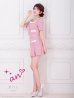 ピンク モデル：まりん　身長：164cm　着用サイズ：Sサイズ