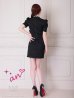 ブラック モデル：ももか　身長：156cm　着用サイズ：Sサイズ