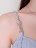 ブルー モデル：ももか　身長：156cm　着用サイズ：Sサイズ