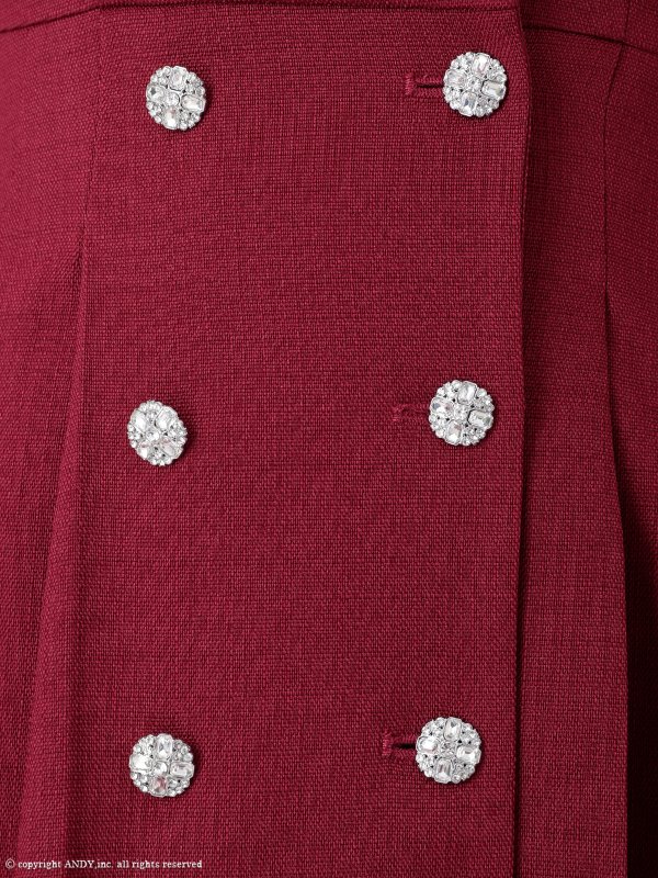 ワインレッド　モデル：まりん　着用サイズ：Sサイズ