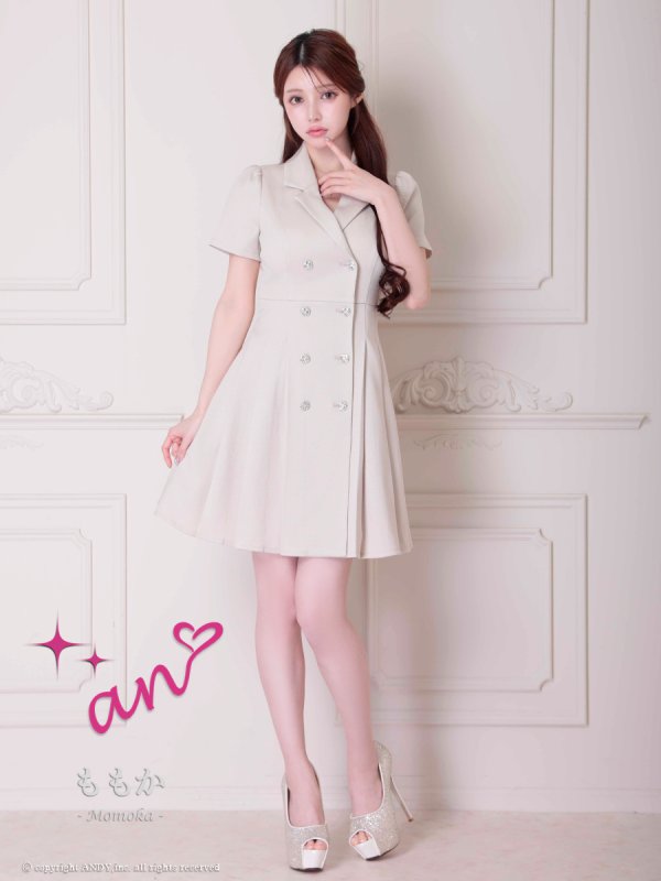 ベージュ　 モデル：ももか　身長：156cm　着用サイズ：Sサイズ