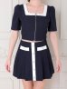 ネイビー モデル：ゆめ　身長：160cm　着用サイズ：Sサイズ