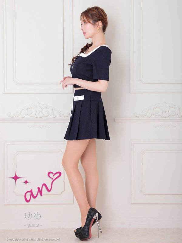 ネイビー モデル：ゆめ　身長：160cm　着用サイズ：Sサイズ