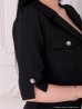 ブラック モデル：天使あさまる　着用サイズ：Sサイズ