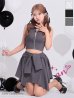 グレー モデル：如月れい　身長：156cm　着用サイズ：Sサイズ