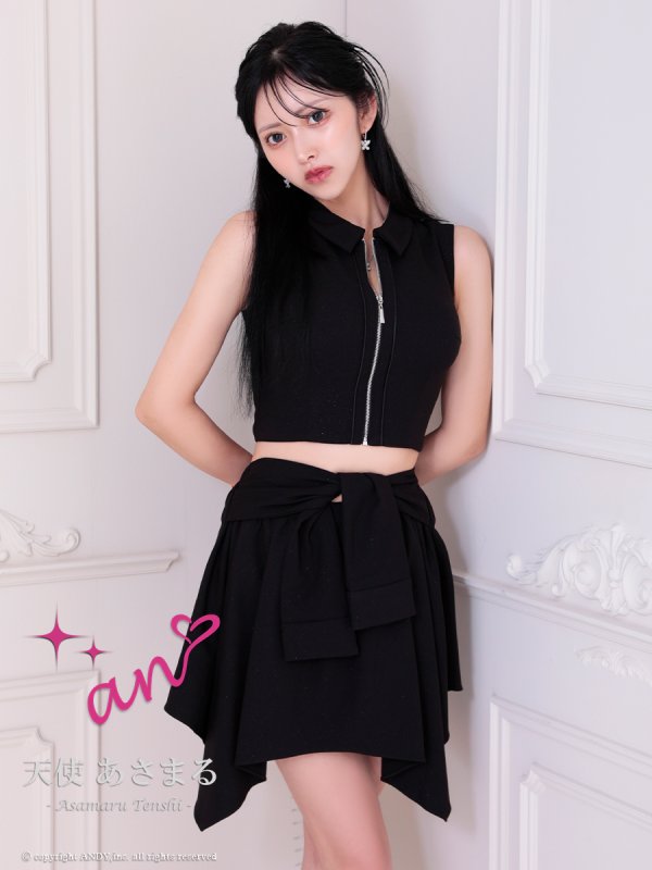 ブラック モデル：天使あさまる　着用サイズ：Sサイズ