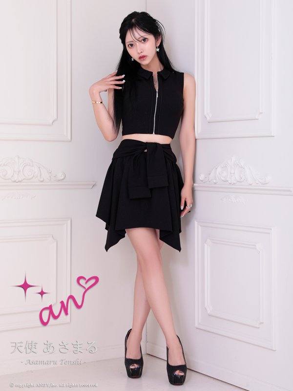 ブラック モデル：天使あさまる　着用サイズ：Sサイズ