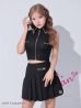 ブラック モデル：如月れい　身長：156cm　着用サイズ：Sサイズ