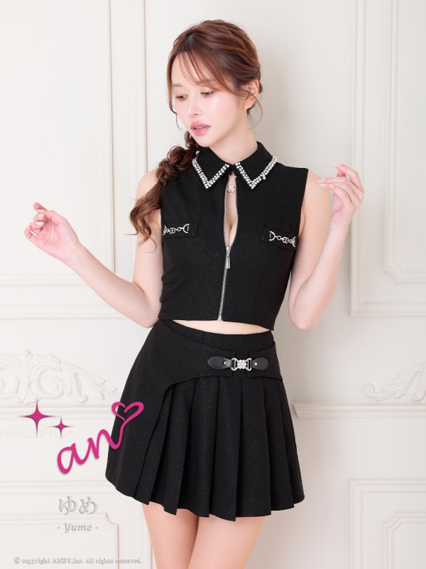 ブラック モデル:ゆめ 身長:160cm 着用サイズ:Sサイズ