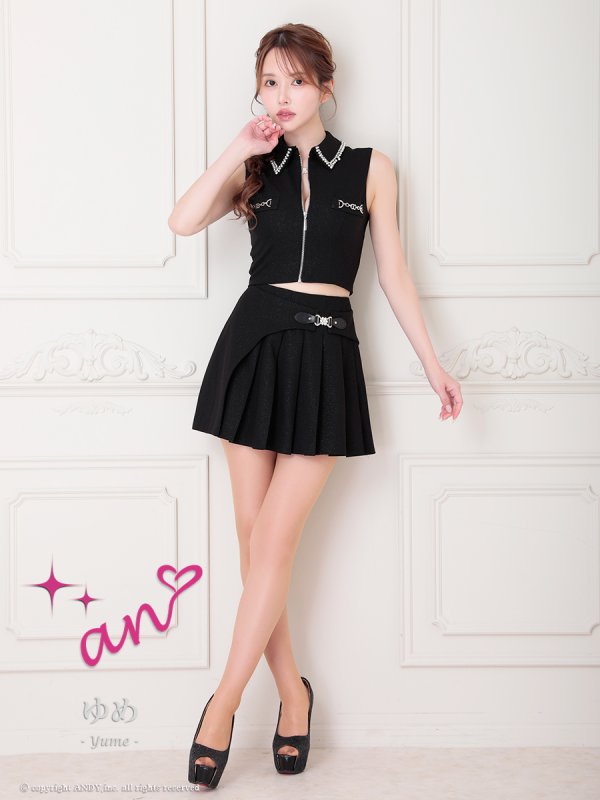 ブラック モデル:ゆめ 身長:160cm 着用サイズ:Sサイズ