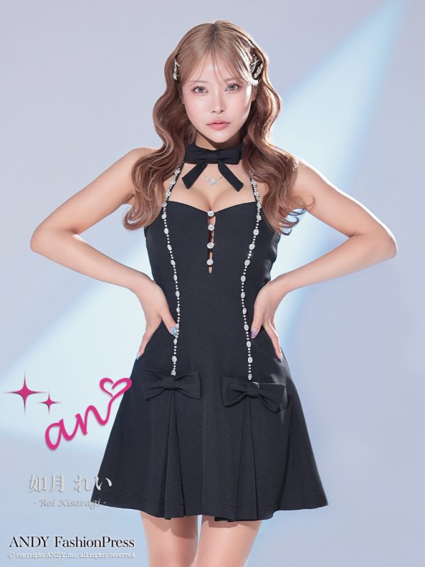 ブラック モデル:如月れい 身長:156cm 着用サイズ:Sサイズ