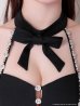 ブラック モデル：ももか　身長：156cm　着用サイズ：Sサイズ