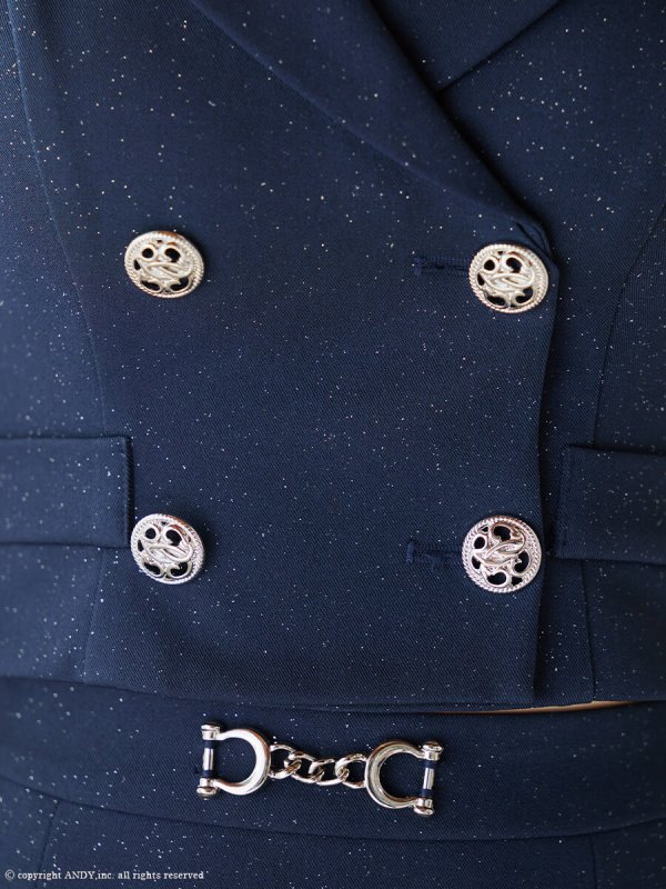 ネイビーｘホワイト　モデル：にじほ　身長：160cm　着用サイズ：Sサイズ