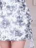 ホワイトxブラック モデル：まりん　身長：164cm　着用サイズ：Sサイズ