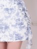 ホワイトxブルー モデル：まりん　身長：164cm　着用サイズ：Sサイズ