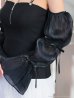 ブラックxホワイト モデル：りの　身長：157cm　着用サイズ：Sサイズ