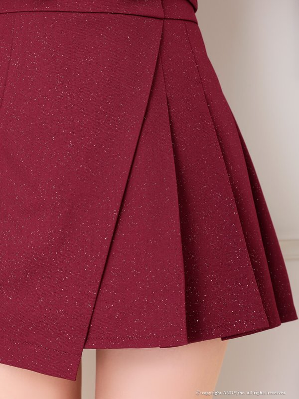 ワインレッド　モデル：ゆめ　身長：160cm　着用サイズ：Sサイズ