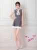 グレーxホワイト モデル：まりん　身長：171cm　着用サイズ：Sサイズ
