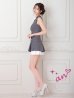 グレーxホワイト モデル：まりん　身長：171cm　着用サイズ：Sサイズ