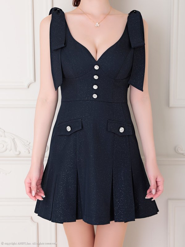 ネイビー　モデル：ゆめ　身長：160cm　着用サイズ：Sサイズ