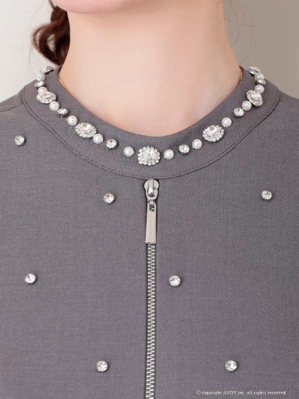 グレー モデル：ゆめ　身長：160cm　着用サイズ：Sサイズ