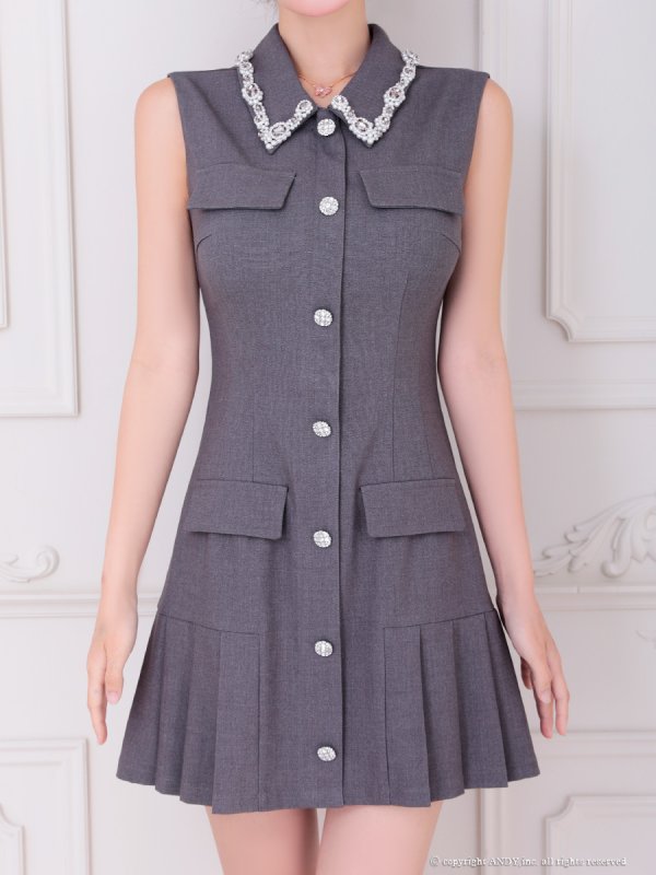 グレー　モデル：まりん　身長：164cm　着用サイズ：Sサイズ