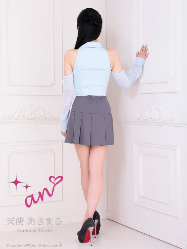 ブルーｘグレー　モデル：天使あさまる　着用サイズ：Sサイズ