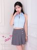 ブルーｘグレー　モデル：天使あさまる　着用サイズ：Sサイズ