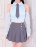 ブルーｘグレー　モデル：天使あさまる　着用サイズ：Sサイズ